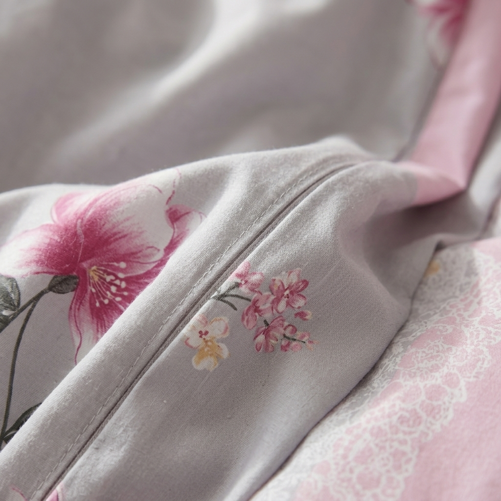 Flowerdream rosa sengetøj