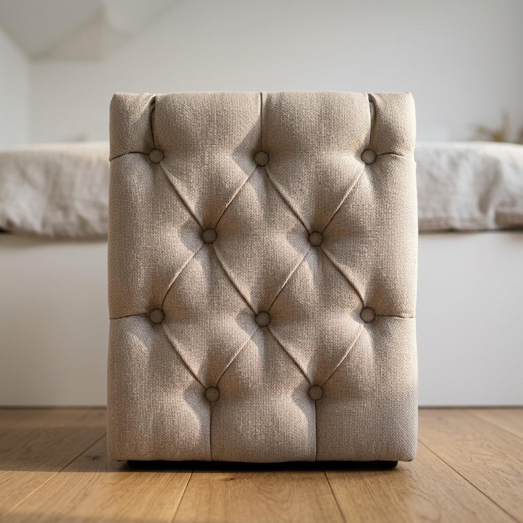 Simpel Chesterfield sengebord 3