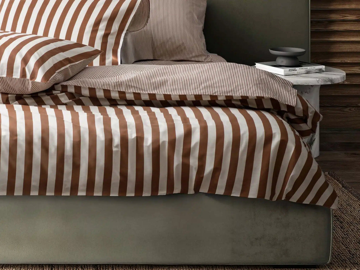 Renforcé bomuld Stripe