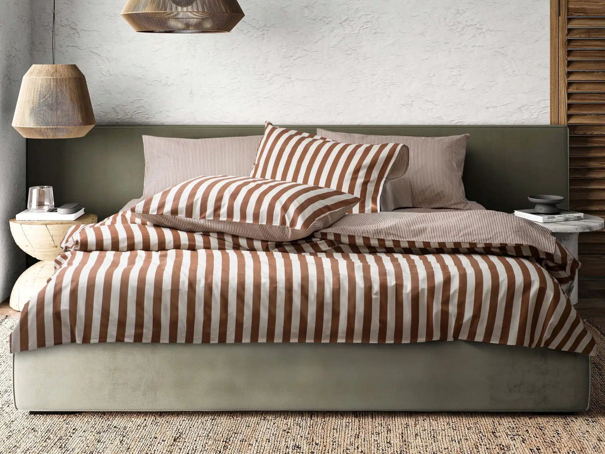 Renforcé bomuld Stripe